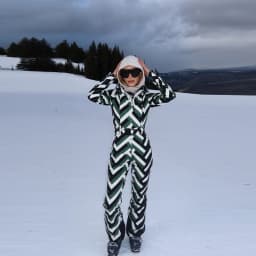 Winter Thicken Skiwear Sets Chic High Neck Hooded Zipper Coat Ski Pant Waterproof Tracksuit 2026 Lady Warm Outdoor Sportswear