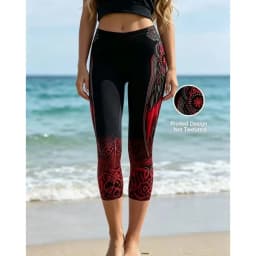 Women Retro Comic Graffiti Letter Print High Waisted Leggings Slimming Skin-Friendly Breathable Soft Flattering Gym Comfy
