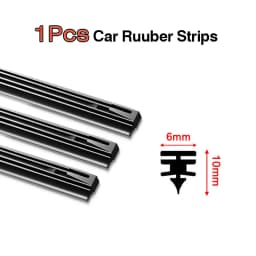 KAWOO 1pcs 8mm/6mm Car Windscreen Wiper Blades Insert Soft Rubber Strip (Refill) 14"16"17"18"19"20"21"22"24"26"28" Accessories