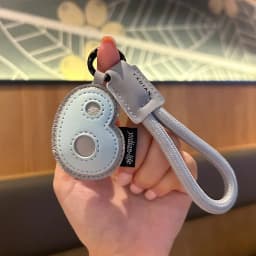 Mixed Color Pu Leather Letter Key Chains A-Z Initial Alphabet Pendant Wristband Key Ring Bag Tag Ornaments Christmas Party Gifts