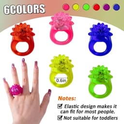 10-50Pcs Cute LED Luminous Rings Birthday Party Masquerade Gifts Decoration Halloween Easter Christmas Carnival Party Supplies
