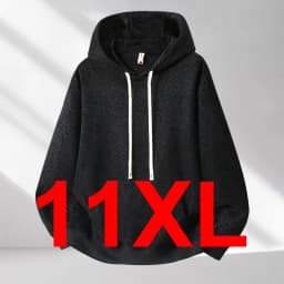 10XL 11XL Plus Size Hoodie Men Spring Autumn Solid Color Hoodies Male Spring Autumn Hooded Pullover Big Size 10XL