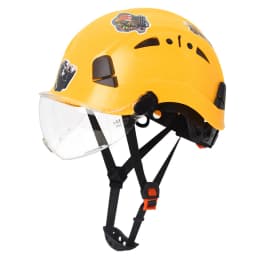 Construction Safety Helmet with Visor DIY Stickers For Engineer ABS Hard Hat Industrial Work Cap Rescue Head Protection CE ANSI