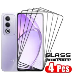 4Pcs For OPPO A80 5G Glass OPPO A80 5G Tempered Glass HD 9H Protective Film Full Cover Glue For Screen Protector OPPO A80 A 80