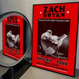 Popular Singer Z-Zach Bryan Poster High Quality Dorm Living Room Aesthetic Wall Decoration Painting Stickers Gift