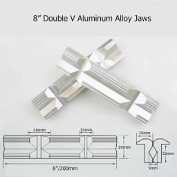 Vise Magnetic Protective Cover 4-8'' Jaws Protect Cover Aluminium Alloy Rubber Hand Tools Bench Vise Protector Accessories