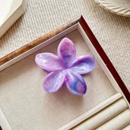 1/3PCS Hawaiian Gradient Flower Hair Claw Clip for Women Fashion Plastic Non Slip Hold Hairpin Barrette Girl Hair Accessories