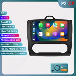 9"Android 13 Car radio GPS Stereo For Ford Focus EXI AT 2004-2011 Multimedia player 4G Autoradio DSP Carplay 2din SWC Head Unit