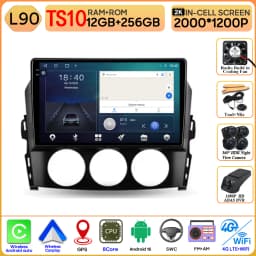 Car Radio For Mazda MX-5 MX5 III 3 NC 2005 - 2015 Stereo Multimedia Player Carplay Android Auto GPS Video Screen 5G Wifi No 2din
