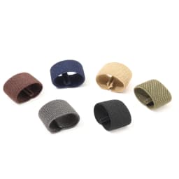Elastic Nylon Belts Loop Waistband Elasticity Ring Fixed Buckle Trouser Belt Loops Keeper Webbing Rubber Band Tail Clip
