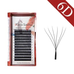 MARIA W Shape Eyelash Extensions 3D 4D 5D 6D 7D Premade Fans Speed Eyelash Extensions Natural Soft Light Full Dense