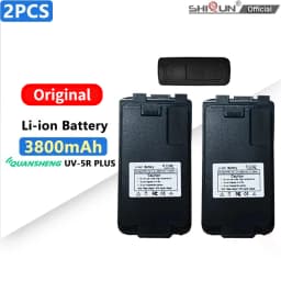 UV 5R Plus Li-ion Battery Quansheng DC 7.2V 3800mAh Battery BPK5 For UV-K6 Walkie Talkie UV K5 UV K58 Two Way Radio Rechargeable