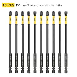 Non-slip Cross Screwdriver Set Magnetic Batch Head Magnetic Batch Head Impact Screw Driver Bit 65/110/150mm