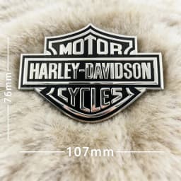 Aluminium Harley Davidson Tank Emblem Motorcycle Sticker Logo Decal