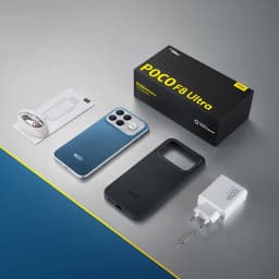 POCO F8 Ultra Global Version Smartphone Snapdragon® 8 Elite Gen 5 6500mAh battery 100W HypeCharge 6.9" 120Hz display 50MP NFC 5G