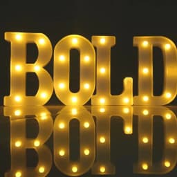 1pc 16cm/6.3inch Battery Powered Letter Lights Neon Sign Indoor Decorative Lamp For Home Bedroom Holiday Birthday Party Decor