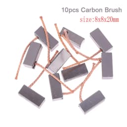 5/10pcs Carbon Brush For Automobile Heater Blower Fan Air-blower Electric Motor Brush Replacement (8*8*20mm)