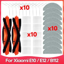Fit For ( Xiaomi Robot Vacuum S20, E10, E12, E10C, B112, C103, Mijia 3C Plus, 3C Pro ) Main Side Brush Filter Mop Accessory Part
