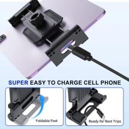 Universal Car Back Seat Tablet Holder for Headrest, Adjustable 4-13 Inch Mount Stand, Stable for Kids Entertainment Long Trips