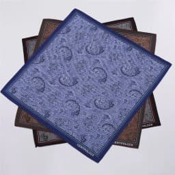 3Pcs Men's Pure Cotton Printed Plaid Handkerchief Summer Thin Old-fashioned Nostalgic Cotton Soft Square Towel Hand 43 * 43cm