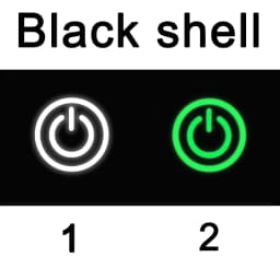16/19/22MM Two Color LED Black Waterproof Metal Button Switch Power Symbol Suitable for Cars Ships Motorcycles 6V 12V 24V 220V