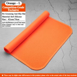 Silicone Waterproof Pet Grooming Table Anti-Slip Pad Beauty Mat Upgrade Model with Beautician Sign Competition Pad