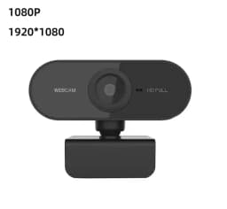 USB Webcam with Microphone, Plug and Play Computer Camera for Video Calling, Zoom, Teams, Streaming, Compatible with PC and Mac