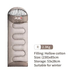 BISINNA Camping Sleeping Bag Ultralight Waterproof Winter Warm Envelope Backpacking Sleeping Bags for Outdoor Traveling Hiking