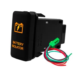 Amber Led Light 12V Car Push Button Switch Winch A/C ON OFF For Toyota 4Runner Tacoma Land Cruiser Reiz Hilux Prado FJ Cruiser