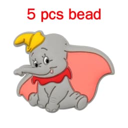 5pcs Silicone Cartoon Beads Pacifier Chain Baby DIY Care Pacify Accessory Adornment