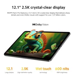 Xiaomi Redmi Pad 2 Pro Tablet Global Version Snapdragon 7s Gen 4 12.1" 2.5K Crystal Display 33W Fast Charge 12000mAh Battery