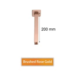 Bathroom Accessories Shower Arm Square Wall & Ceiling Mounted Shower Head Support Brushed Gold, Black, Gold, Rose, Gun Metal
