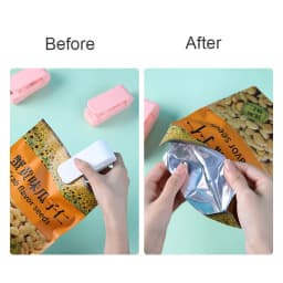 Mini Heat Bag Sealing Machine Portable Handheld Heat Vacuum Sealer Food Bag Plastic Bag Sealer Snack Sealing Kitchen Accessories