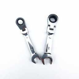 Mini Short Handle Ratchet Wrench With Movable Head Quick Dual-purpose Open End Wrench Hardware Tool Labor-saving Wrench
