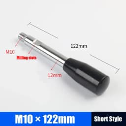 M6-M12 Fixed Long Grip Handle Bakelite Knob Handle Work Rod Machine Tool Work Handle Bar Bench Drill Accessories