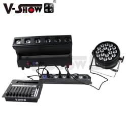 V-show 4 Port DMX512 And 4 Power Splitter For Dj Disco Stage Light Control