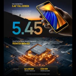 Ulefone Armor X12 Rugged Phone Android 13, Up to 6GB(3GB+3GB)RAM 32GB ROM 5.45'' 4860mAh 13MP Smartphone NFC Global Version