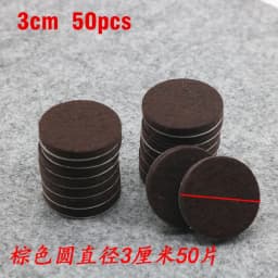 32/160Pcs Thickened Felt Chair Leg Pads Round Square Floor Protector Self Adhesive Furniture Table Legs Pad Bumper Anti Slip Mat