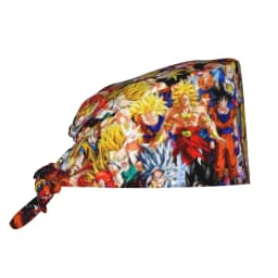 Custom DBZ Goku Japan Comic Cleaning Working Cap Cool Men Women Saiyan Scrub Cap Surgicals Hat Nurse Scrubs Hat For Dentist