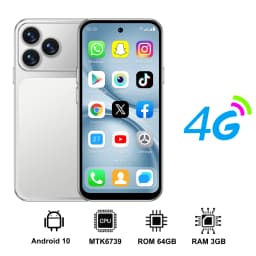 Official SERVO 4G LTE Mini Smartphone Android10.0 System 3GB+64GB Play Store WiFi 2 SIM 4.5" Screen Portable Smart Mobile Phones