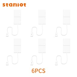 Staniot Smart Water Leakage Detector Compatible With Home Security Alarm System Support Low Battery Alarm Flood Sensor