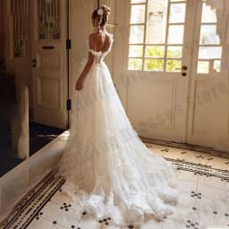 2026 Lace Wedding Dresses Off Shoulder Appliques A Line Sweetheart Bride Bridal Gowns Backless Customized robe de mariée vestido