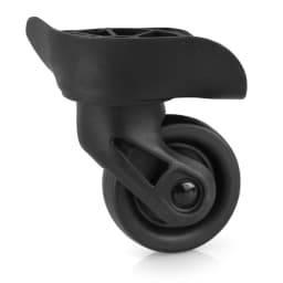GUGULUZA 1 Pair Suitcase Wheels Replacement Luggage Wheels for Repairing Damaged Suitcase Compartment Wheels with 2 Screw Holes