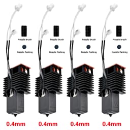Nano-Coating Upgraded Hotend For Snapmaker U1 Hot End 0.2 0.4 0.6 0.8mm 24V48w Ceramic Block Kit High Flow J Head For u1 printer