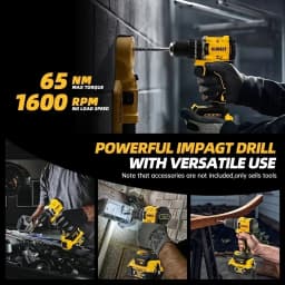 DEWALT DCD805 Brushless Compact Electric Screwdriver Hand Drill Impact Drill 20V Rechargeable Lithium Battery Charger