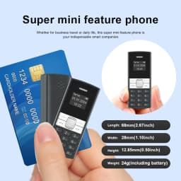SERVO BM150 Super Mini Mobile Phone 2 SIM Standby Bluetooth Dial Magic Voice Blacklist Speed Dial 2G GSM Small Backup Cellphones