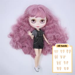 ICY DBS Blyth 1/6 bjd dolls joint body custom face colorful hair Contains clothing and shoes special