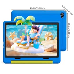URAO 10 Inch Android 15 Tablet Cartoon Pattern Kids Tablet 20GB RAM 64GB ROM Learning Education Games Tablets Children's Gifts