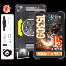 [Shipping from Poland] Cubot Tab Kingkong S Camping Light 15300Mah 16Gb(6+10) 256Gb 10.1'' 90Hz Android 15 Tablet 48Mp Pad