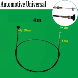 Stop Choke Bowden Cable Wire 2-5m Length Control Bonnet Throttle Engine Fuel For Cars Trucks Vans Engine Flameout Wire Parts